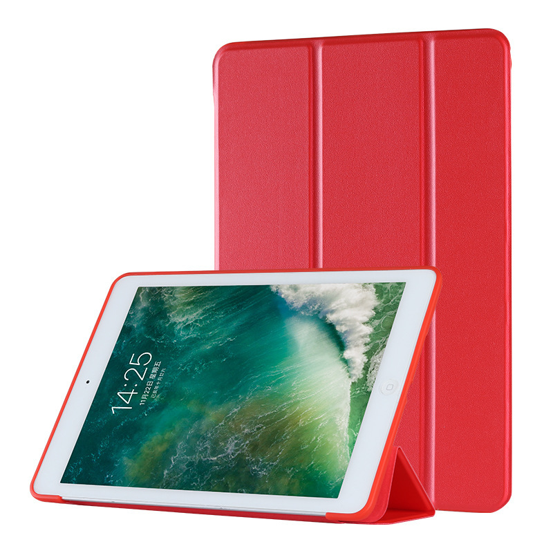 9.7" Premium Soft Silicone Cover Leather Case Protective Shell for Apple iPad Air 2 (Model A1566 A1567)