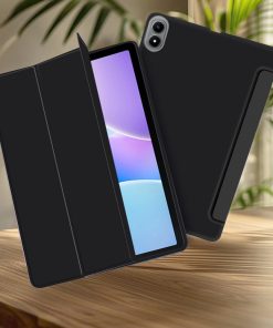 Alternative view of 11" Full-Coverage Cover Tri-Fold TPU Soft Shell Tablet Protective Case for 2025 Tecno Infinix XPAD 20 (model X1102)