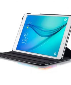 Alternative view of 9.7" Rotating Folio Case Leather Shell Protective Cover for Samsung Galaxy Tab A (Model T550/ T555/ P550/ P555)
