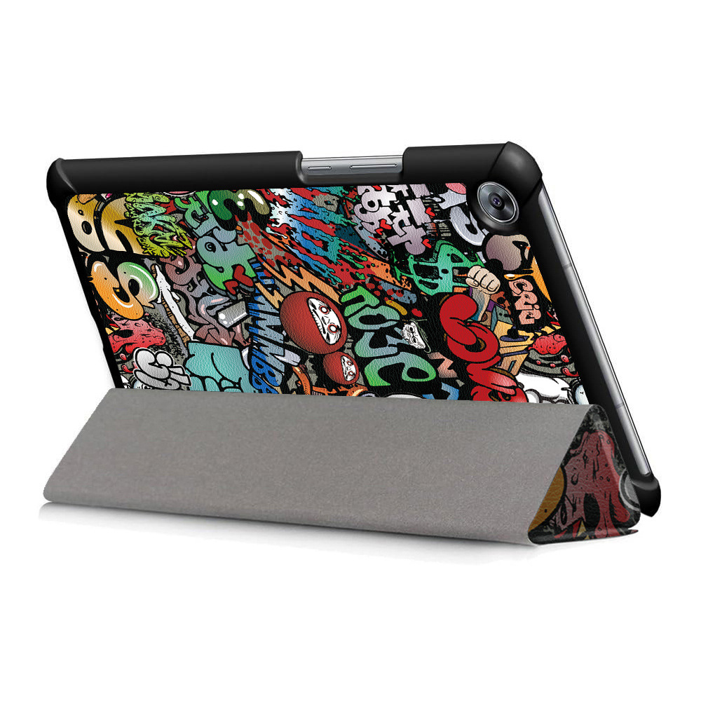 8.4" Tri-Fold Cover Soft leather Shell Folio case for Huawei M5 (SHT-AL09/ W09) - Image 3