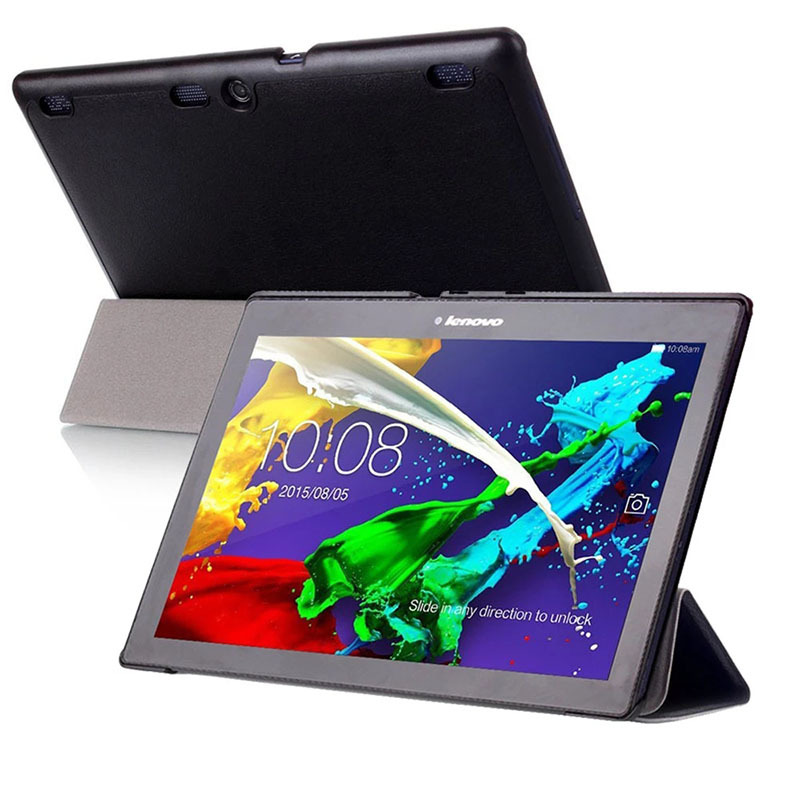 10.1" Premium Smart Case Slim Shockproof Leather Cover for Lenovo Tab 2 (A10-70/ A10-30) - Image 6
