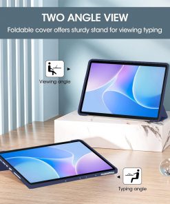 Alternative view of 11" Full-Coverage Cover Tri-Fold TPU Soft Shell Tablet Protective Case for 2024 Tecno Infinix XPAD (model X1101)