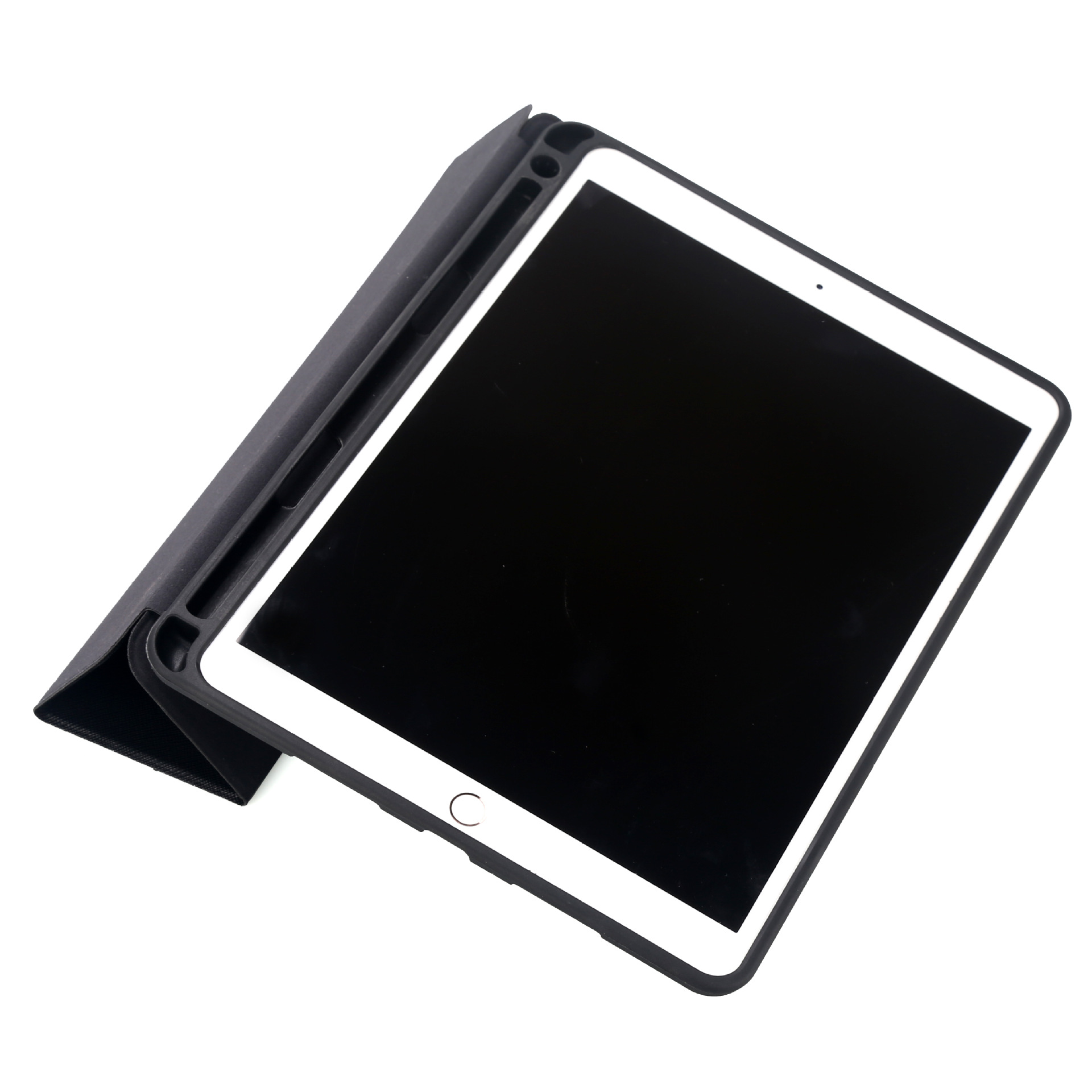 10.2" Tri-Fold Cover Soft TPU leather Shell folio case with pen holder for Apple iPad 9 (2021 released) - Image 3