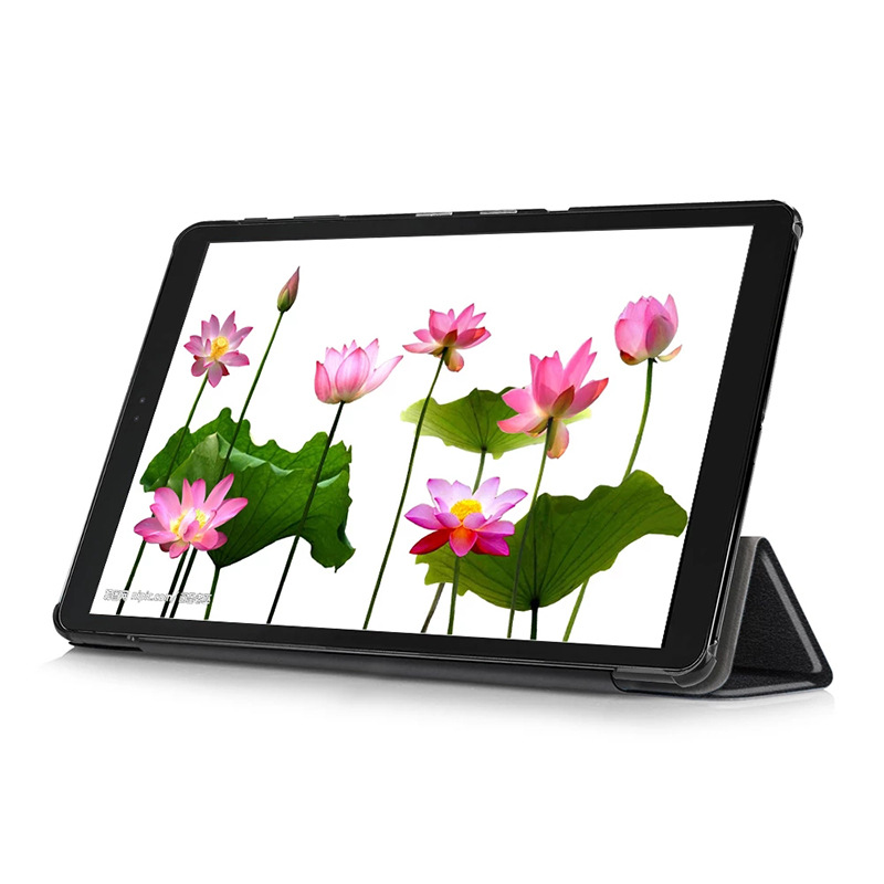 10.5" Tri-Fold Cover leather Shell Folio case for Samsung Galaxy Tab A 10.5 (Model SM-T590/ T595) - Image 2