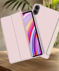 12.1" Tri-fold Tablet Protective Case Slim TPU Soft Shell Honeycomb Cover for 2024 Redmi Pad Pro