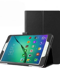 9.7" Two-Fold Folio Stand Case Back Clip Shell Protective Cover for Samsung Galaxy Tab S2 9.7 (SM-T813/ T819)