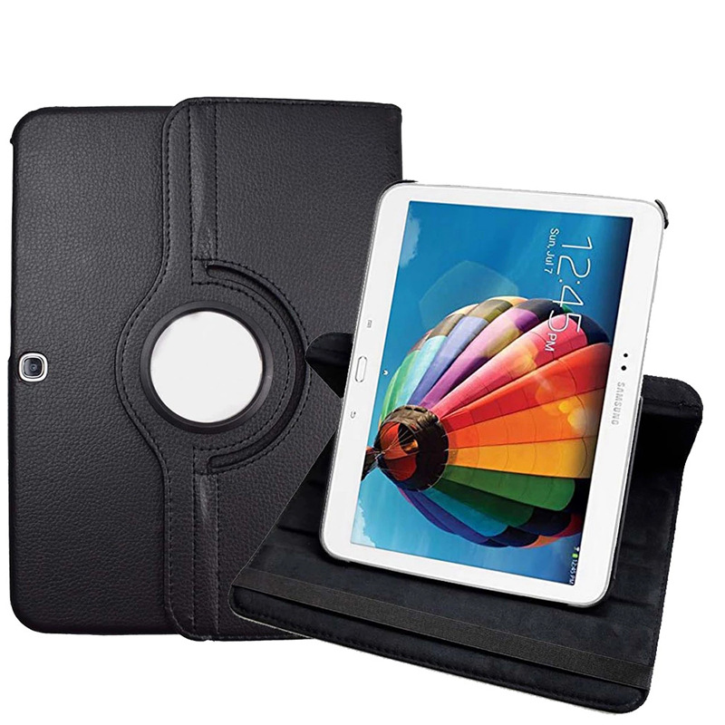10.1" Rotating Folio Case Leather Shell Protective Cover for Samsung Galaxy Tab 3 (GT-P5200/ P5210)