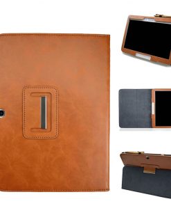10.1" Foldable Stand Case Leather Shell Drop-Proof Protective Cover for Samsung Galaxy Tab 3 (Model GT-P5200/ P5210)