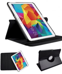 10.1" Rotating Folio Case Leather Shell Protective Cover for Samsung Galaxy Tab 4 (SM-T530/T531/T535)