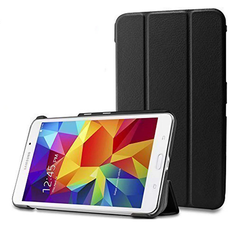 8" Tri-Fold Cover Full-Edge Coverage Shell Folio case for Samsung Galaxy Tab 4 (Model SM-T330/ T331C)