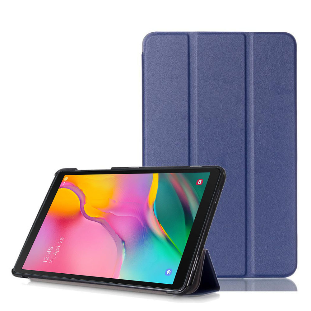 10.1" Tri-Fold Cover leather Shell Folio case for 2019 Samsung Galaxy Tab A 10.1(Model SM-T510/ T515)