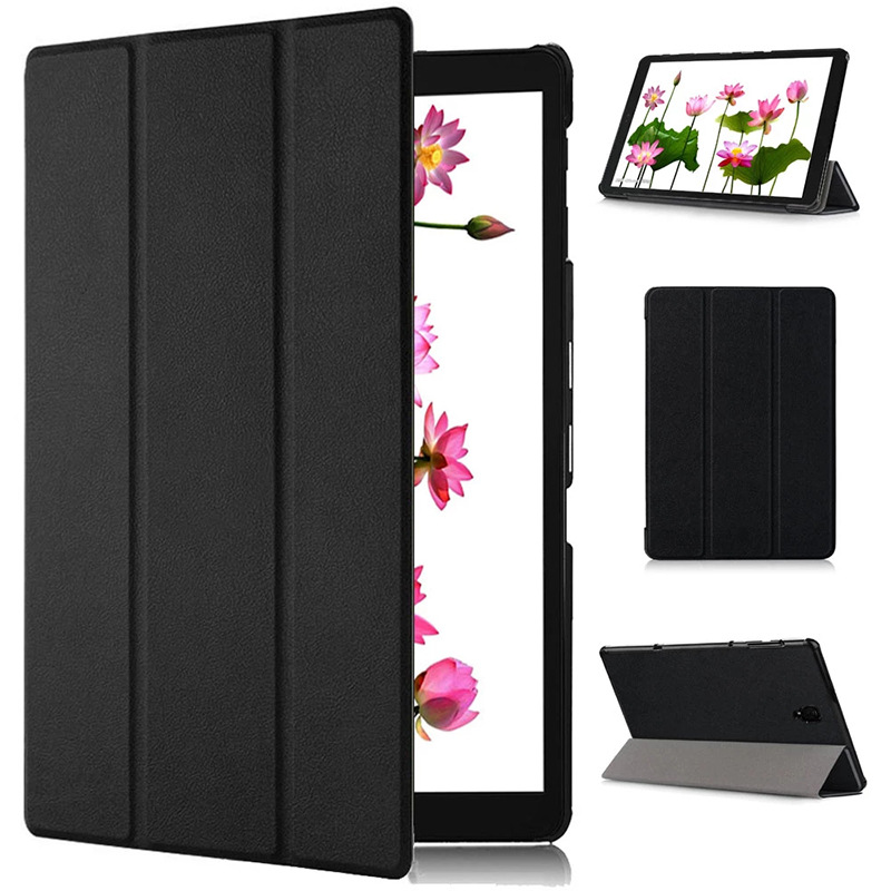 10.5" Tri-Fold Cover leather Shell Folio case for Samsung Galaxy Tab A 10.5 (Model SM-T590/ T595)