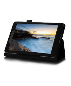 Alternative view of 10.5" Two-Fold Folio Stand Case Litchi pattern Shell Protective Cover for Samsung Galaxy Tab A8 10.5 (X200/ X205)