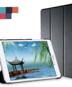9.7" Tri-Fold Cover Soft leather Shell Folio case for Samsung Galaxy Tab A (Model SM-T550/T555/P550)
