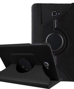 10.1" Rotating Folio Case Leather Shell Protective Cover for Samsung Galaxy Tab A6 (Model SM-T580/T585)