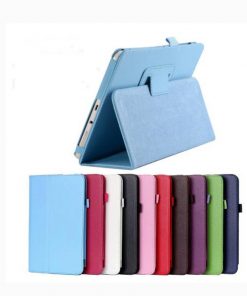 7" Foldable Stand Case Leather Shell Drop-Proof Protective Cover for Samsung Galaxy Tab A6 7.0 (Model T280/T285)