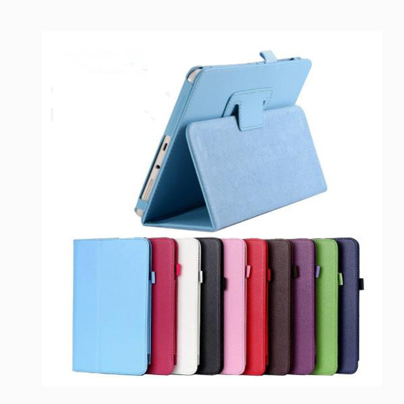 7" Foldable Stand Case Leather Shell Drop-Proof Protective Cover for Samsung Galaxy Tab A6 7.0 (Model T280/T285)