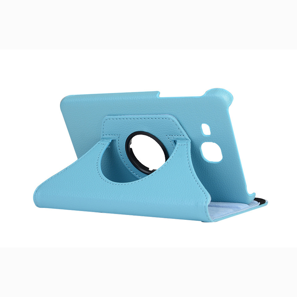 7" Rotating Folio Case Leather Shell Protective Cover for Samsung Galaxy Tab A6 7.0 (T280/T285) - Image 5