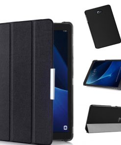 10.1" Tri-Fold Cover Soft leather Shell Folio case for Samsung Galaxy Tab A 10.1 (Model T580/ T585C)