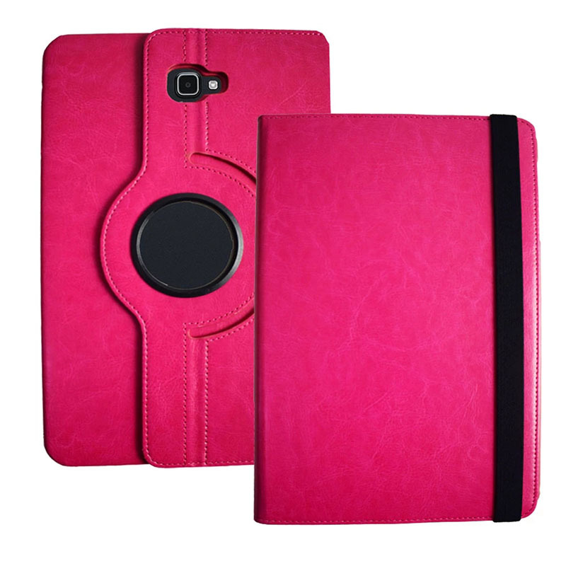 10.1" Rotating Folio Case Leather Shell Protective Cover for Samsung Galaxy Tab A (Model SM-T580/ T585)