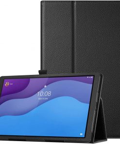 10.1" Two-Fold Folio Stand Case Back Clip Shell Protective Cover for Lenovo Tab M10 HD (2nd Gen)-TB-X306F/ X