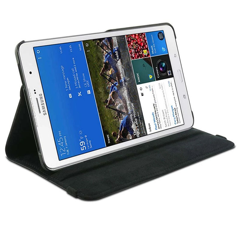 8.4" Rotating Folio Case Leather Shell Protective Cover for Samsung Galaxy Tab Pro (SM-T320/T321) - Image 5