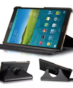 360° Rotating Pebbled Leather Case Folio Shell Protective Cover for Samsung Galaxy Tab S 8.4'' (SM-T700/ T705)