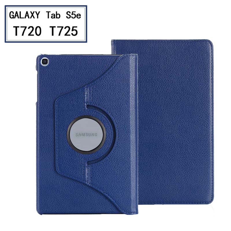 10.5" Rotating Folio Case Leather Shell Protective Cover for 2019 Samsung Galaxy Tab S5e 10.5 (SM-T720/ T725)