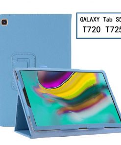 10.5" Two-Fold Folio Stand Case Back Clip Shell Protective Cover for 2019 Samsung Galaxy Tab S5e 10.5 (SM-T720/ T725)