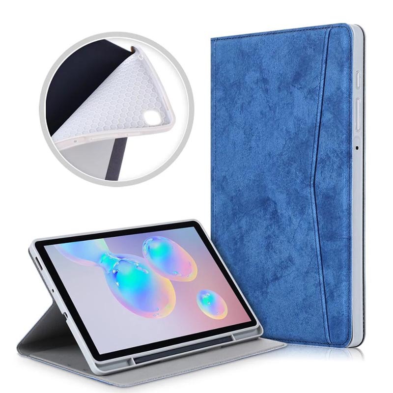 10.4" Protective Tab Case Folio Cover Full-coverage leather Shell for Samsung Galaxy Tab S6 Lite 10.4 (SM-P610/ P615)