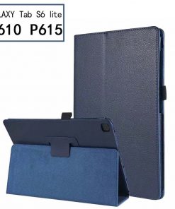 10.4" Two-Fold Folio Stand Case Back Clip Shell Protective Cover for Samsung Galaxy Tab S6 lite 10.4 (SM-P610/ P615)