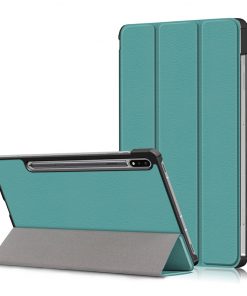 12.4" Tri-Fold Case Magnetic Protective Cover Folio Shell for Samsung Galaxy Tab S7 Plus (SM-T970/ T975)