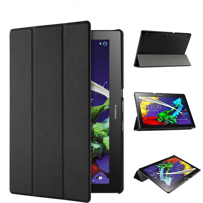 10.1" Premium Smart Case Slim Shockproof Leather Cover for Lenovo Tab 2 (A10-70/ A10-30)