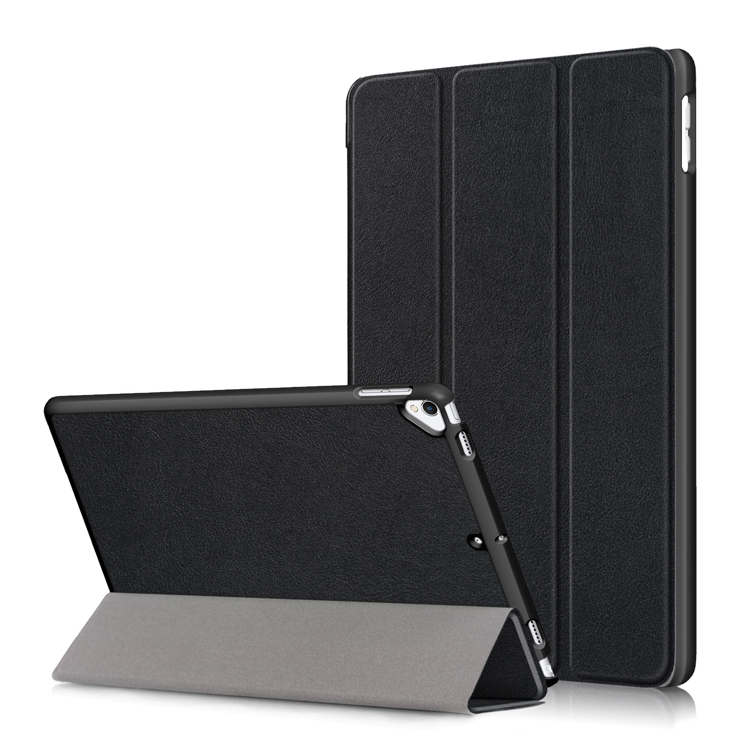 10.2" Tri-Fold Stand Case Leather Shell Drop-Proof Protective Cover for 2019 Apple iPad 7 (Model A2197, A2200, A2198)