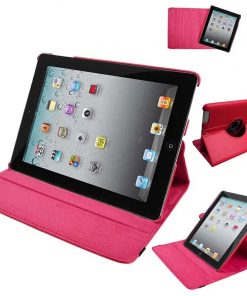 9.7" Rotating Folio Case Leather Shell Protective Cover for Apple iPad 4 (Model A1458 A1459 A1460)