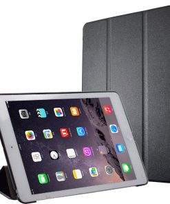 9.7" Tri-Fold Stand Case Leather Shell Drop-Proof Protective Cover for Apple iPad 5 (Model A1822 A1823 )