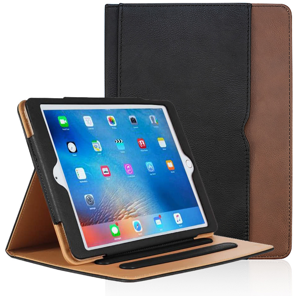 9.7" Textured leather Case Front Cover Folio Stand Shell for Apple iPad 6 (Model A1893 A1954)