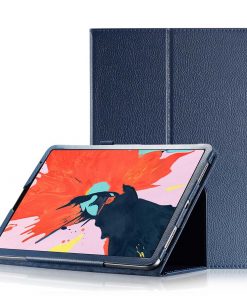 11" Grained leather Case Folio Cover Protective Shell for 2020 Apple iPad Air 4 (Model A2072 A2316 A2324)