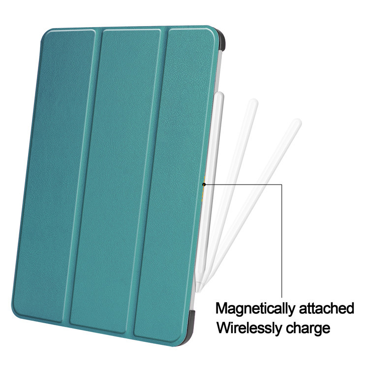 12.9" Tri-Fold Cover Soft leather Shell Folio case for Apple iPad pro (2021 released) - Image 4