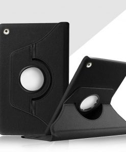 10.8" Rotating Folio Case Leather Shell Protective Cover for Huawei M5 (CMR-AL09/CMR-W09)